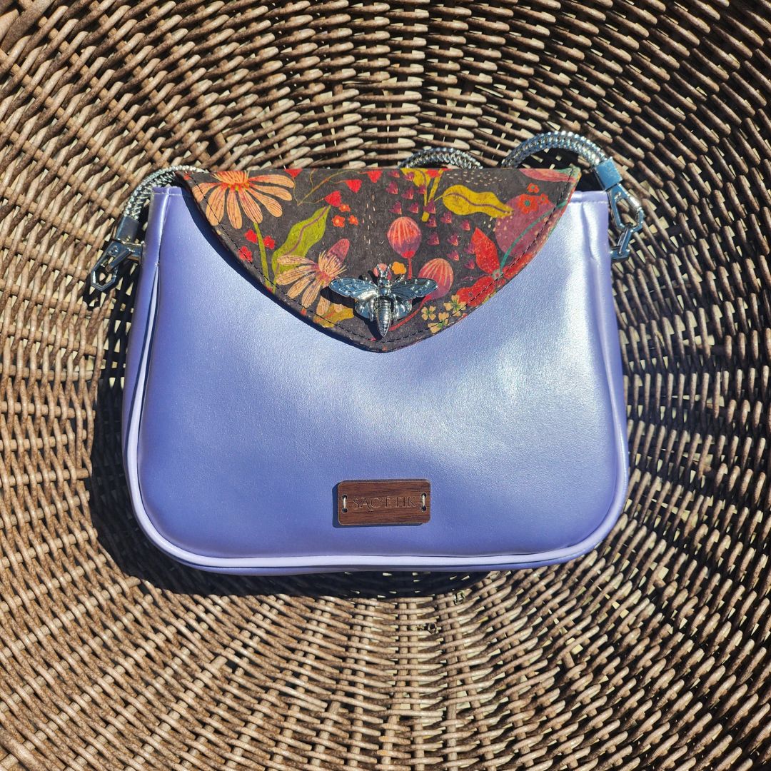 Sac Camélia en Apple Skin et Liège