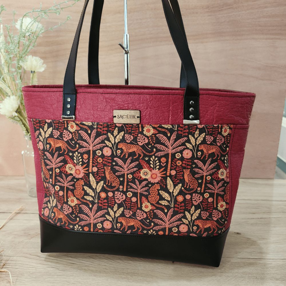 Sac Jasmin en Apple Skin, Piñatex et Liège