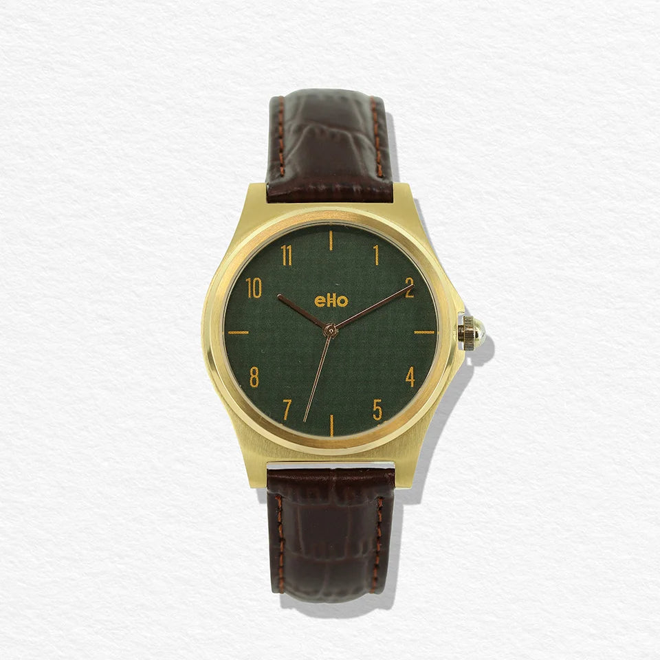 Montre Minimale Verte