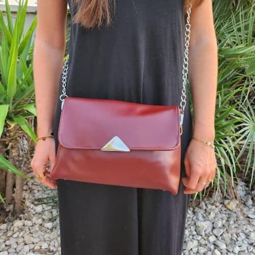 Sac Coquelicot en Desserto ( cactus ) couleur rouge Rubis