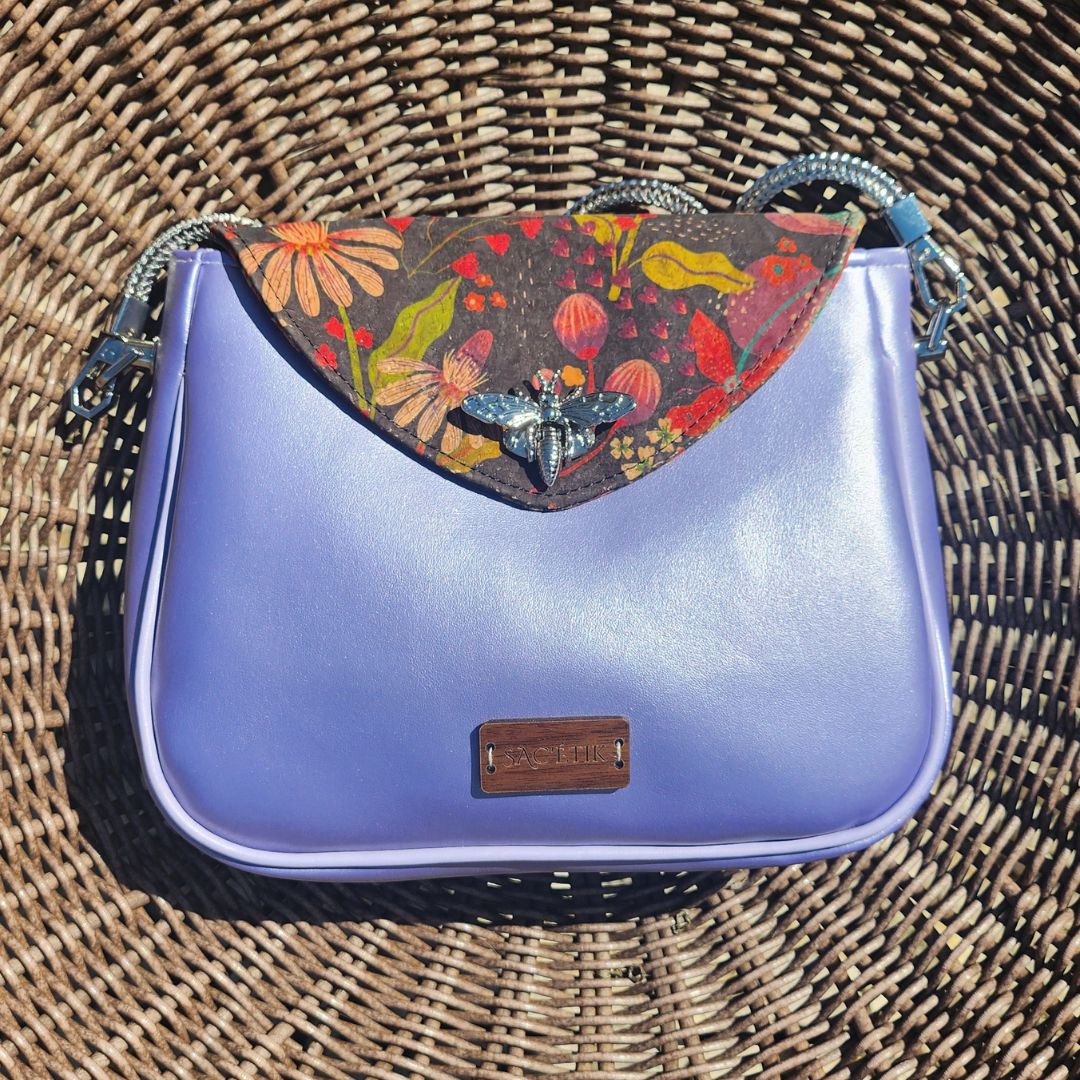 Sac Camélia en Apple Skin et Liège