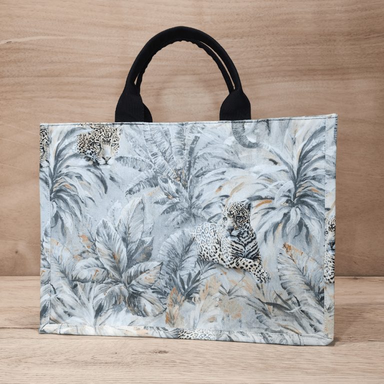 Sac Cabas en tissu Coton Français - Scènes Animalières - Grand modèle