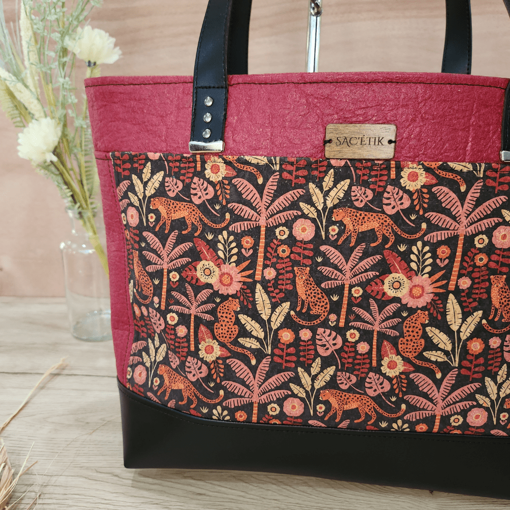Sac Jasmin en Apple Skin, Piñatex et Liège