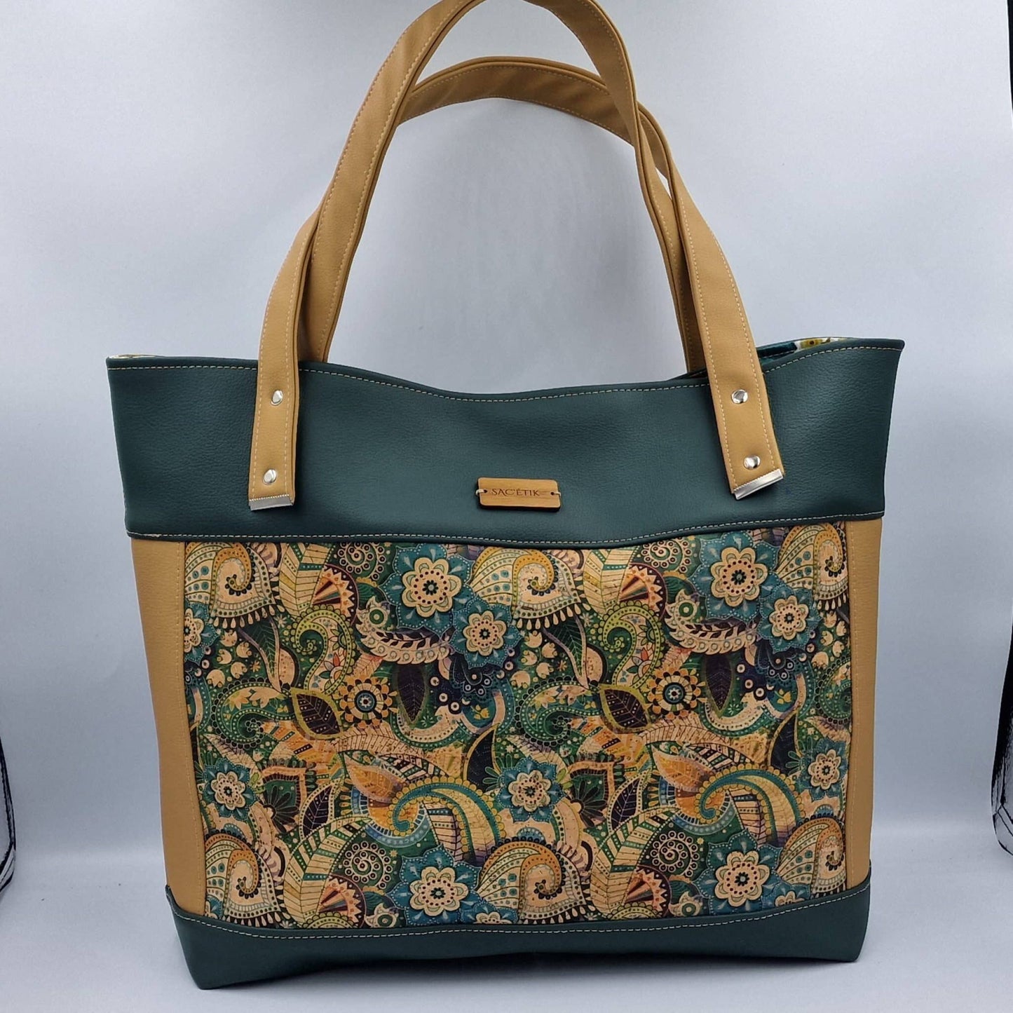 Sac Jasmin en Cactus vert et Liège