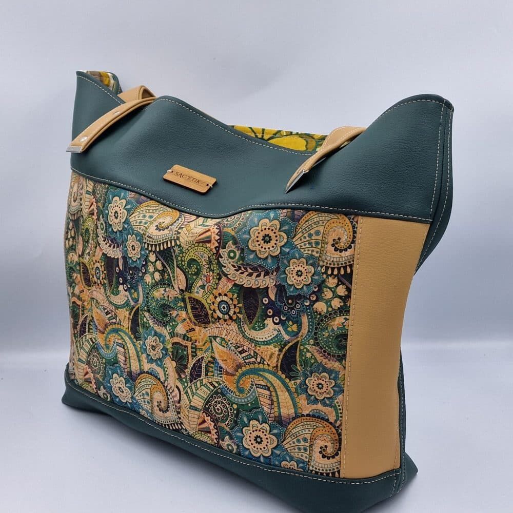 Sac Jasmin en Cactus vert et Liège