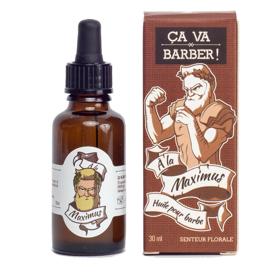 Huile pour barbe "à la Maximus"