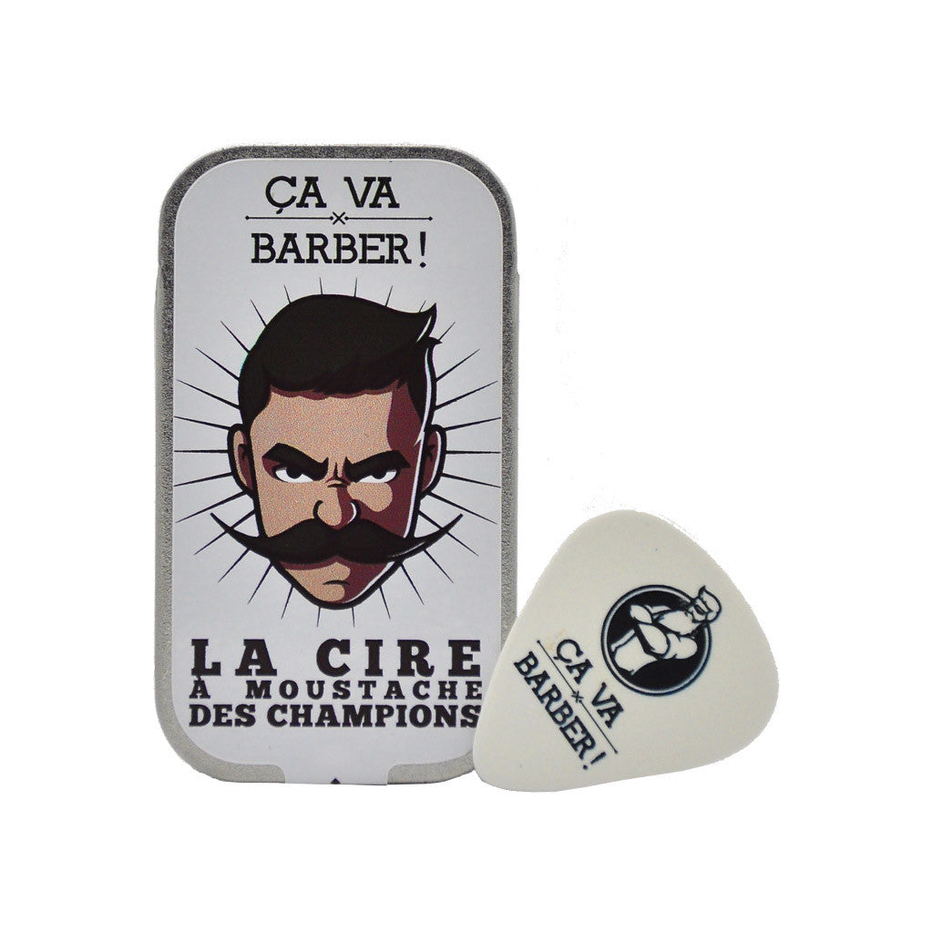 Cire à moustache des champions