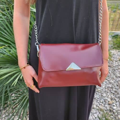 Sac Coquelicot en Desserto ( cactus ) couleur rouge Rubis