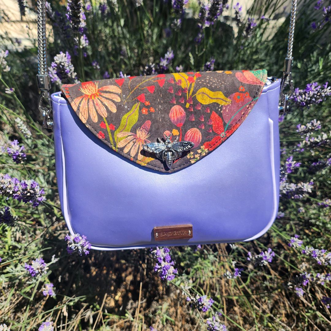Sac Camélia en Apple Skin et Liège