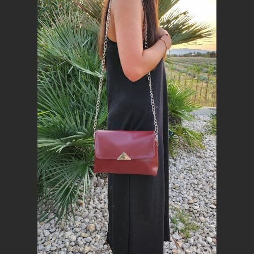 Sac Coquelicot en Desserto ( cactus ) couleur rouge Rubis
