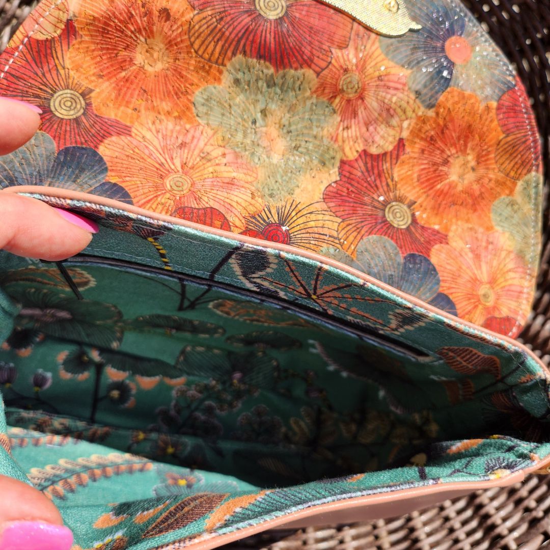 Sac Camélia en Apple Skin et Liège