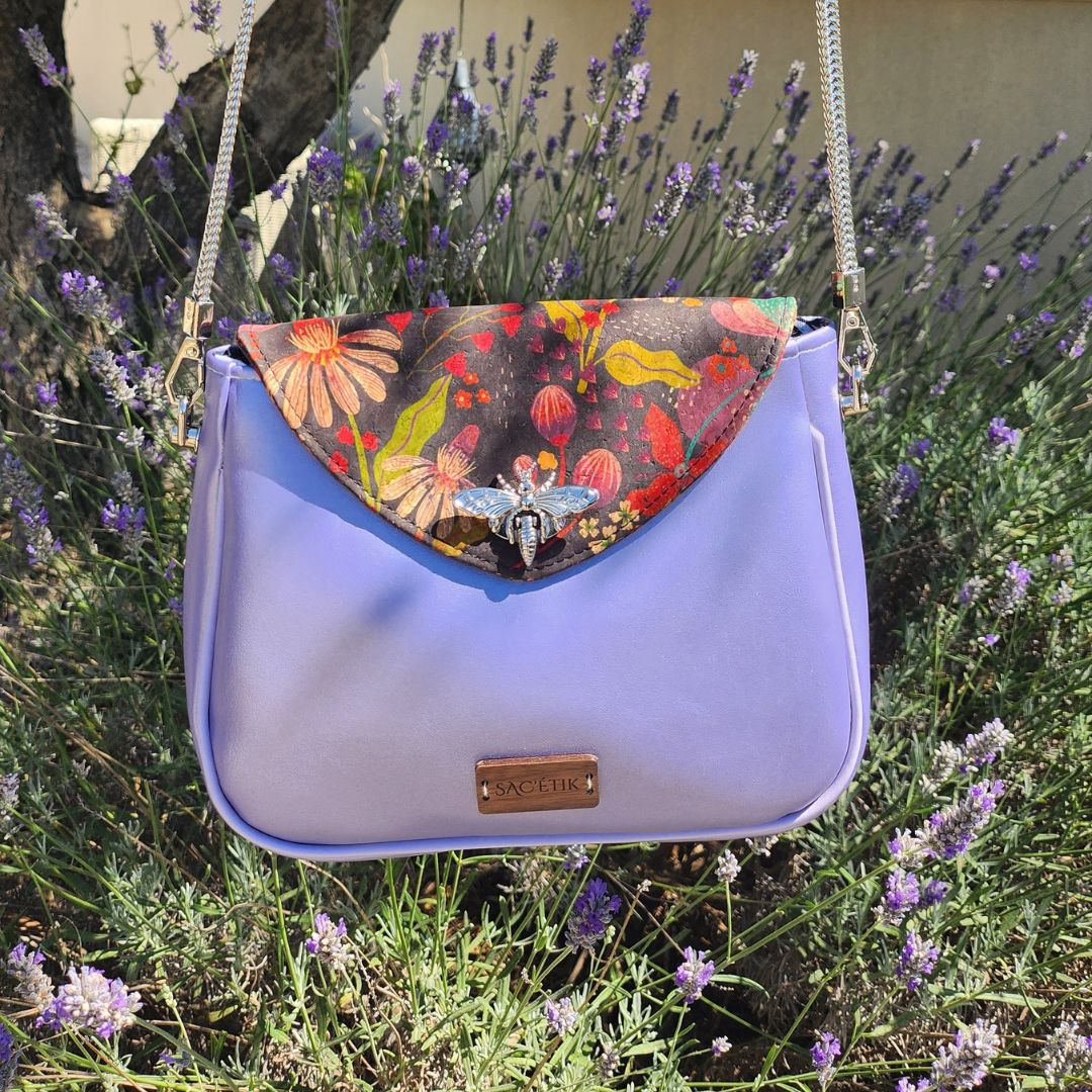 Sac Camélia en Apple Skin et Liège