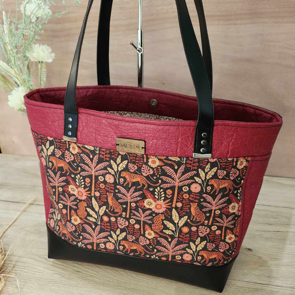 Sac Jasmin en Apple Skin, Piñatex et Liège