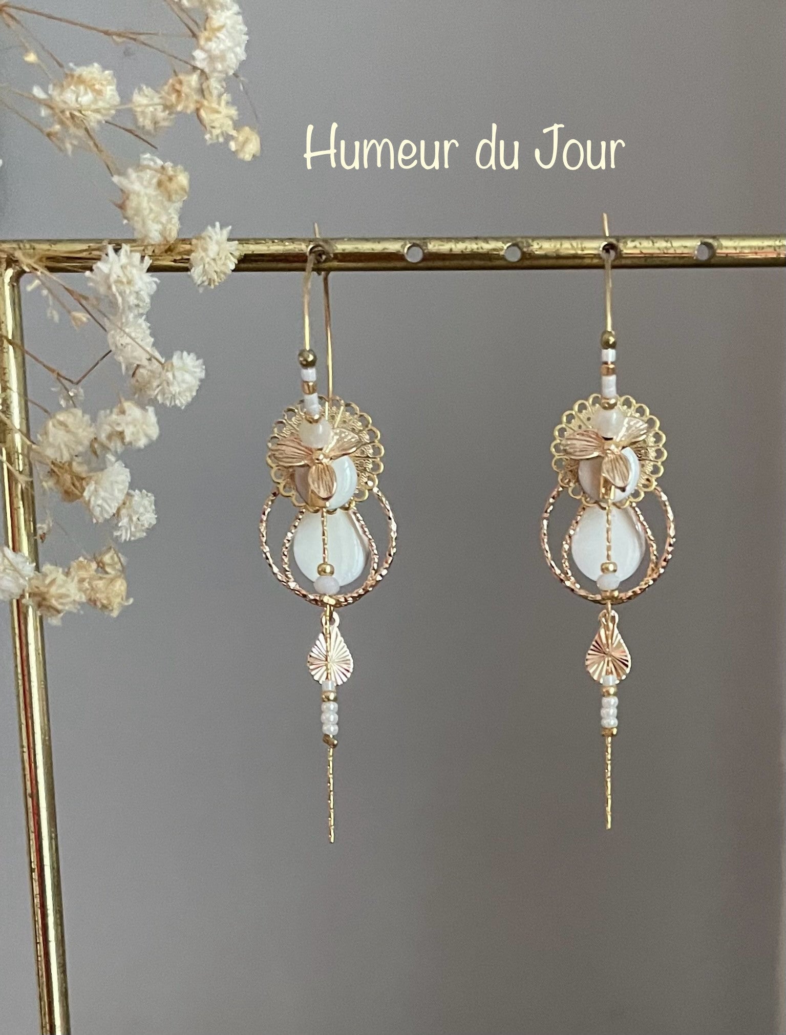 Créoles "Annaë" blanc