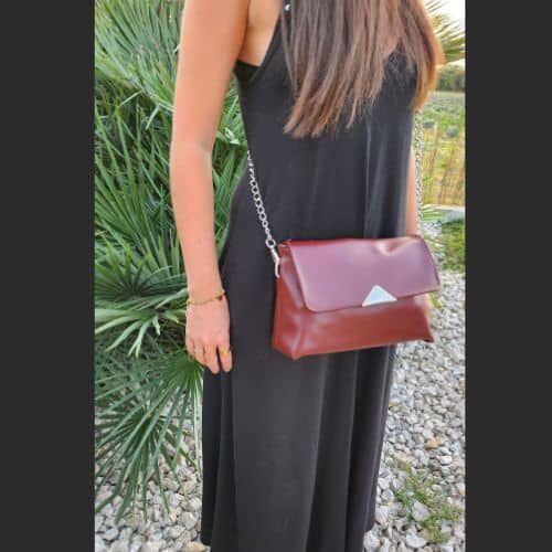 Sac Coquelicot en Desserto ( cactus ) couleur rouge Rubis
