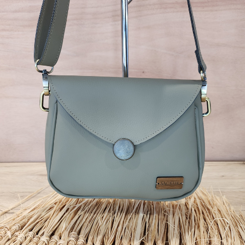 Sac Camélia en apple skin gris
