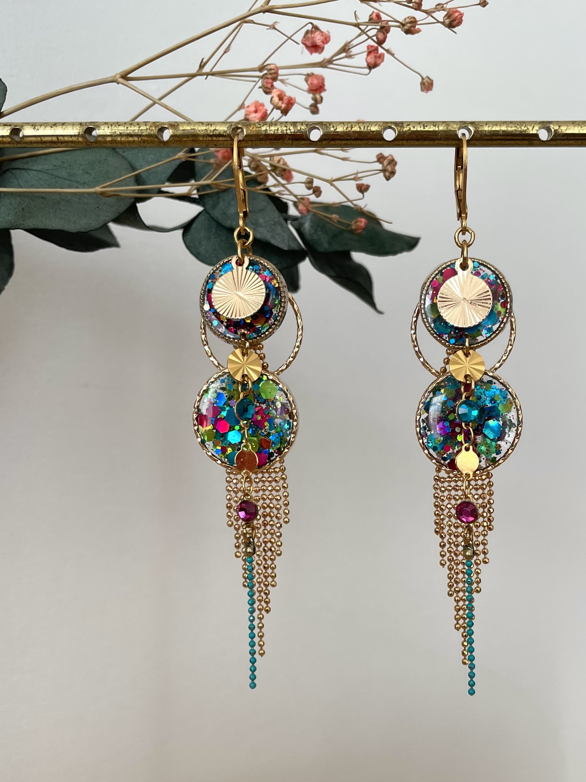 Dormeuses "Disco chics"