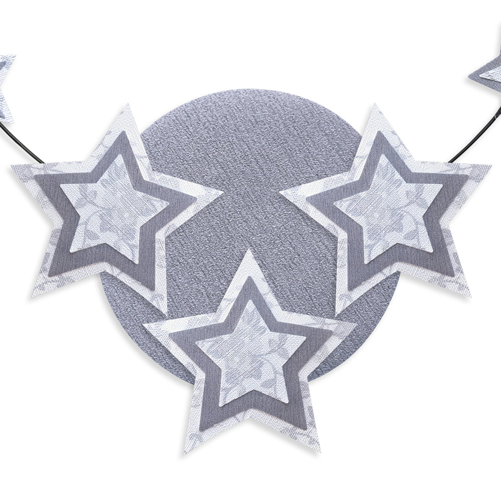 Message coloré en fil de fer - Étoile - Blanc : I have a dream - environ 37 x 44 cm - Bijoux de mur