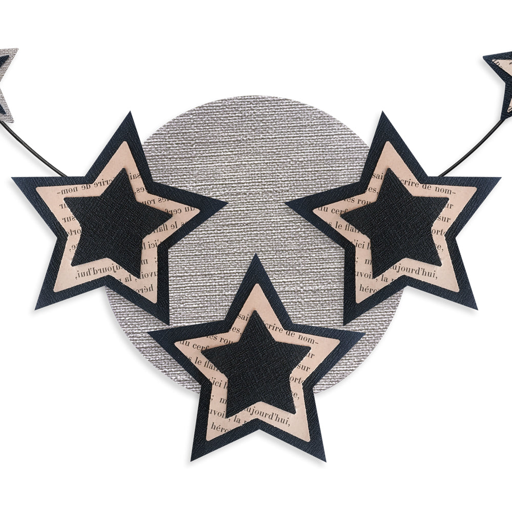 Message coloré en fil de fer - Étoile - Noir : Carpe diem - environ 37 x 44 cm - Bijoux de mur