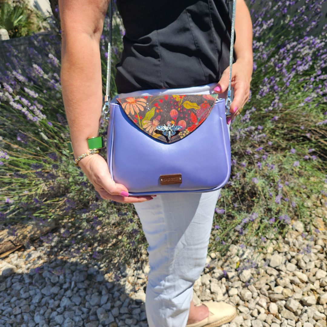Sac Camélia en Apple Skin et Liège