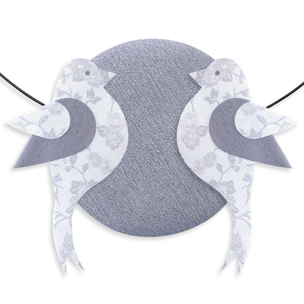 Message coloré en fil de fer - Oiseau - Blanc : Bienvenue chez nous - environ 37 x 47 cm - Bijoux de mur