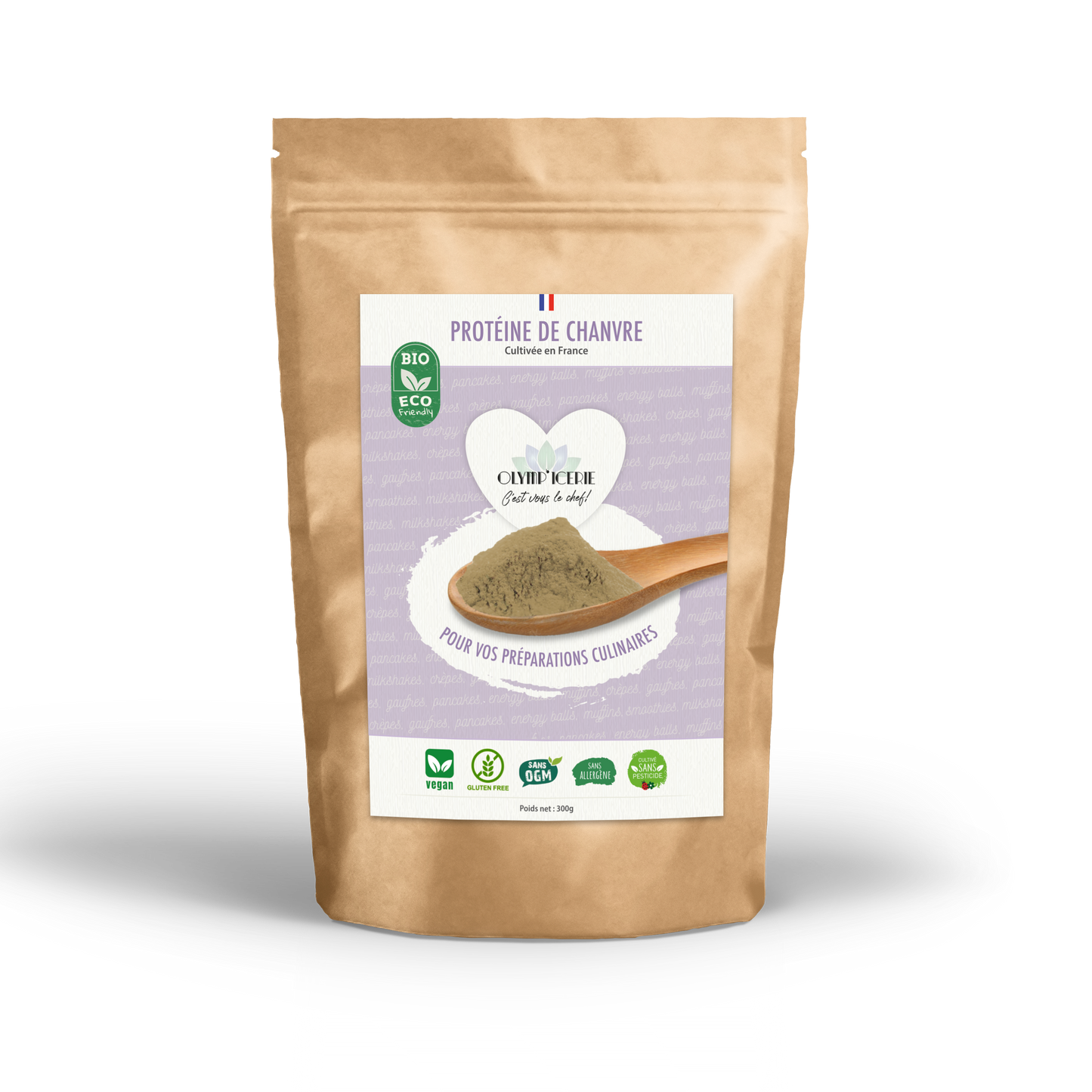 proteine de chanvre en poudre olympe CBD