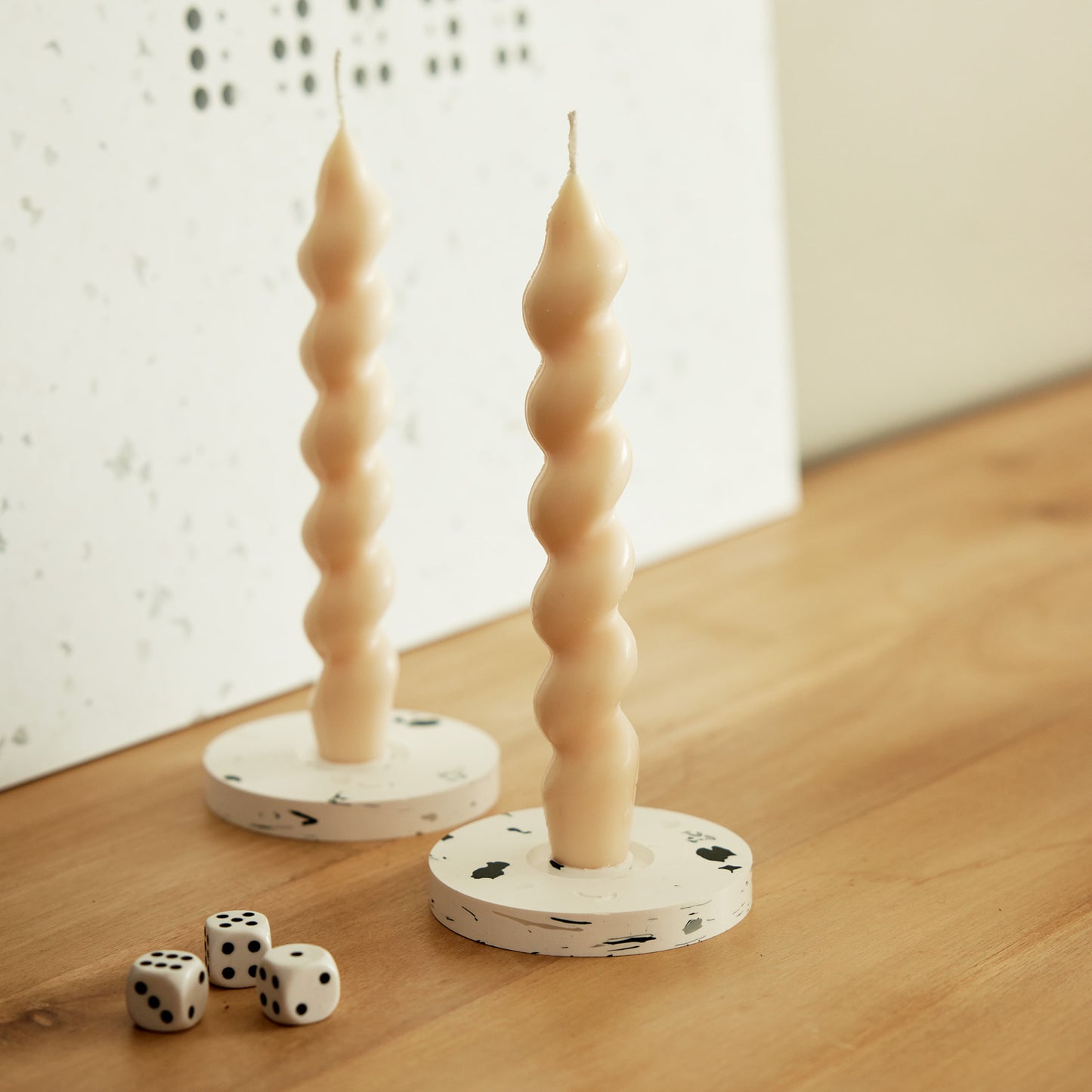 Bougeoirs pour bougie chandelle "Zoé"