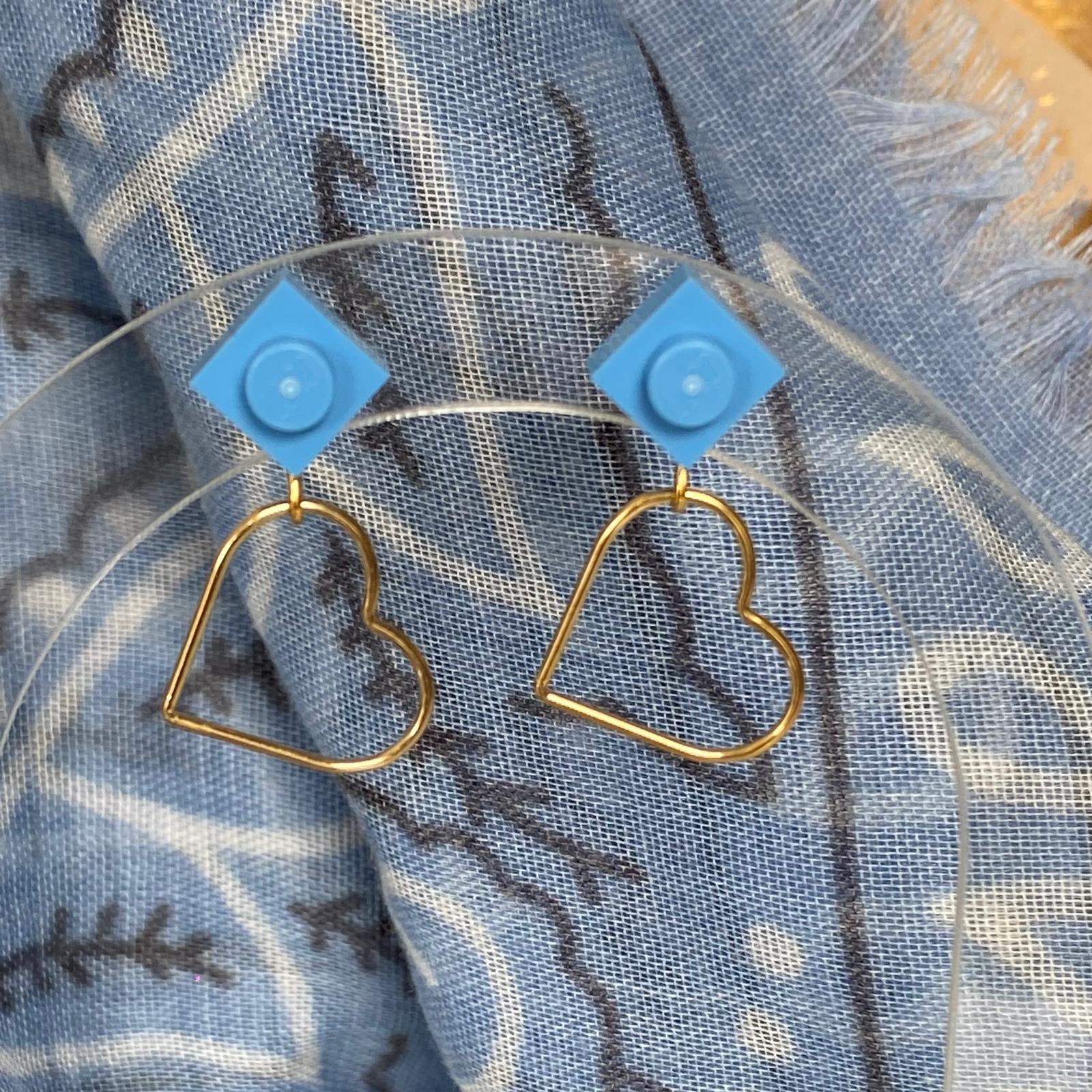 Boucles d'oreilles coeur - Les Amoureuses