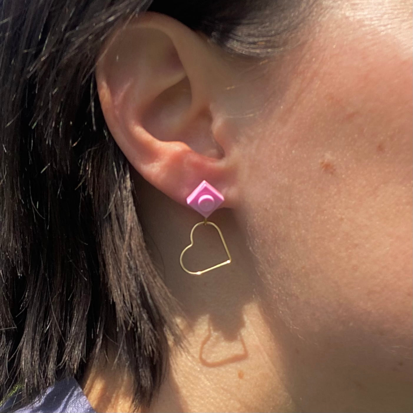 Boucles d'oreilles coeur - Les Amoureuses
