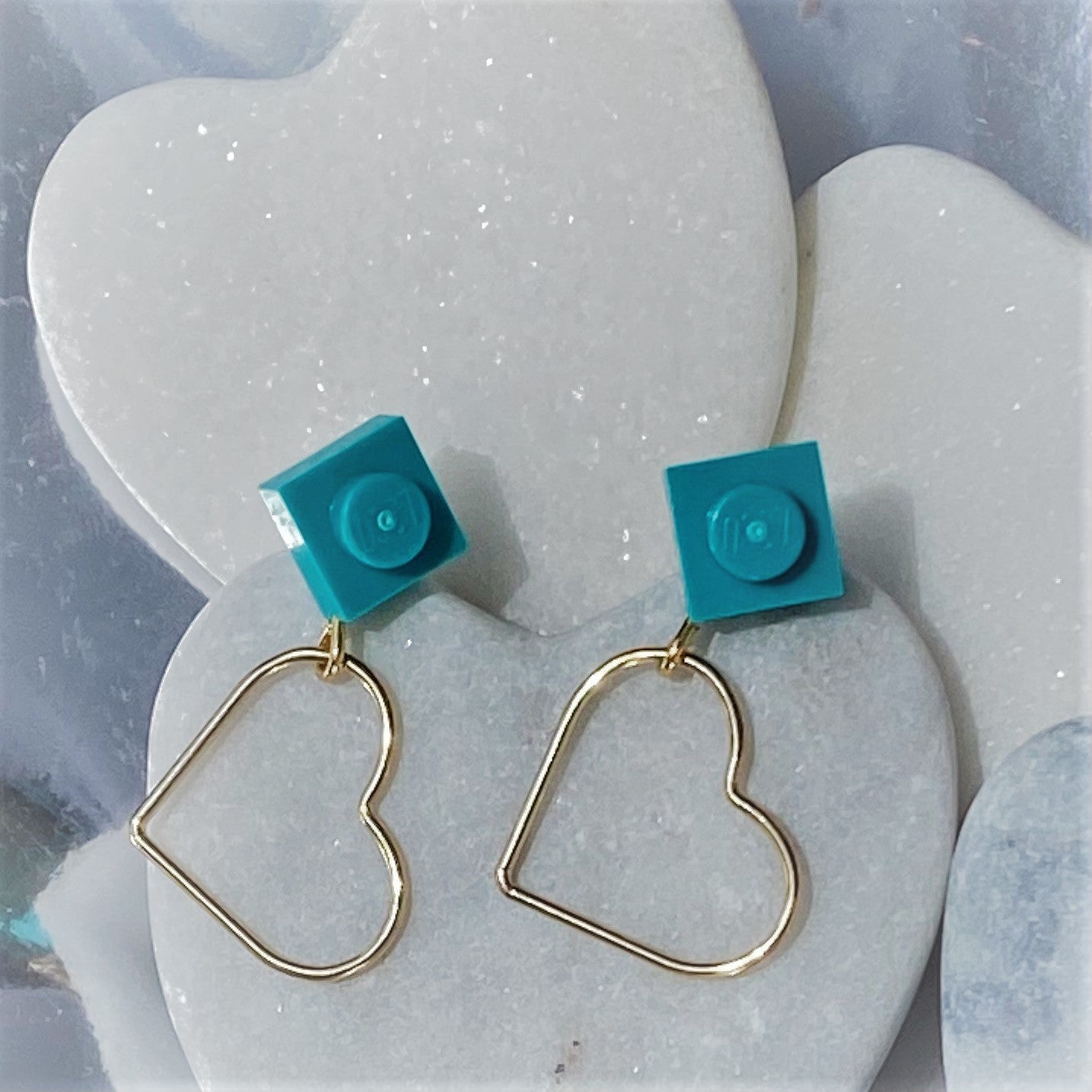 Boucles d'oreilles coeur - Les Amoureuses