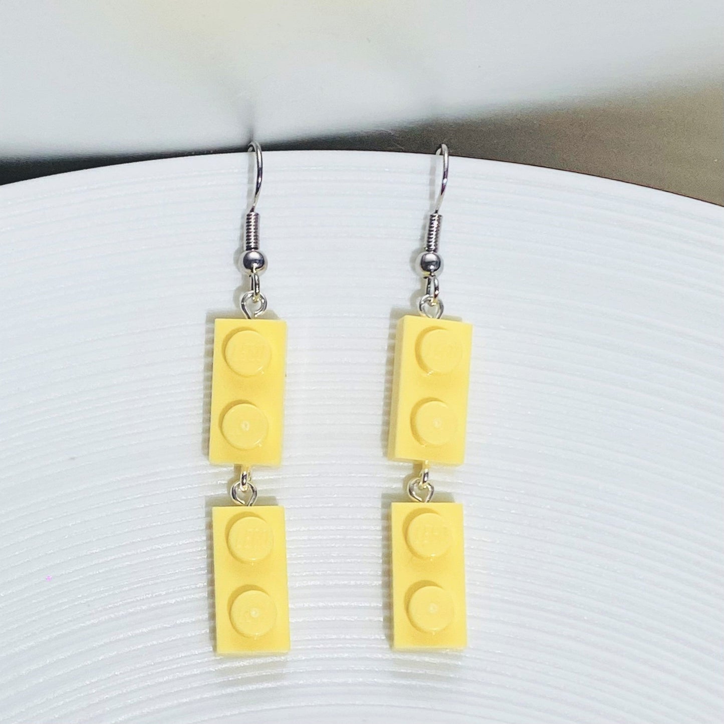 Boucles d'oreilles pendantes argentées - Les Papoteuses