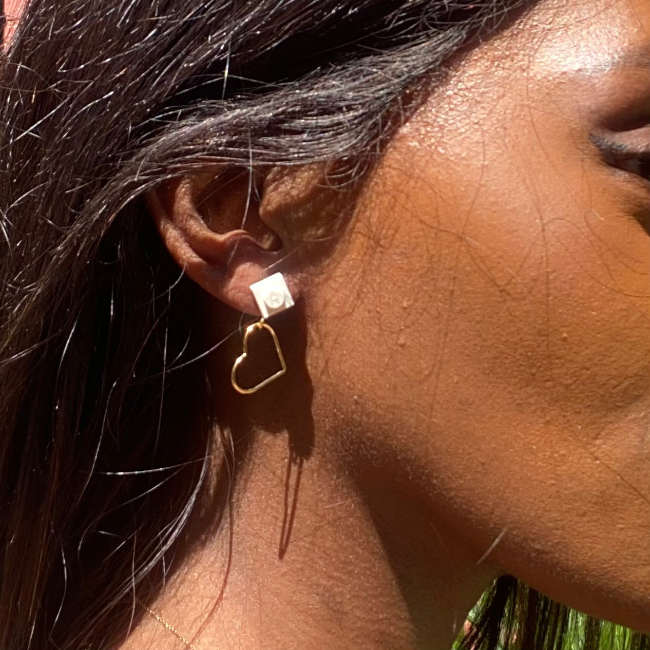 Boucles d'oreilles coeur - Les Amoureuses