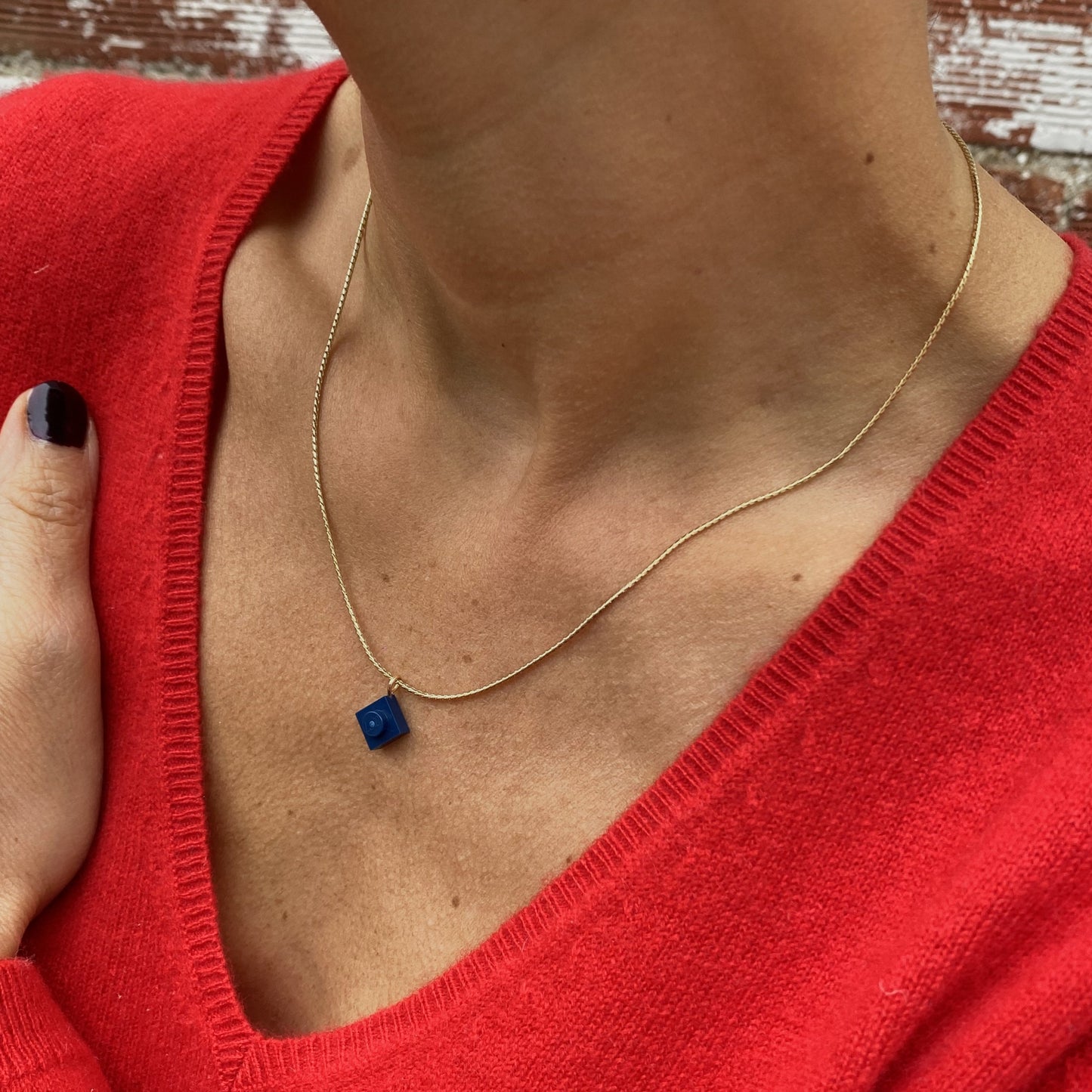 Collier maille serpentine - Les Flâneuses