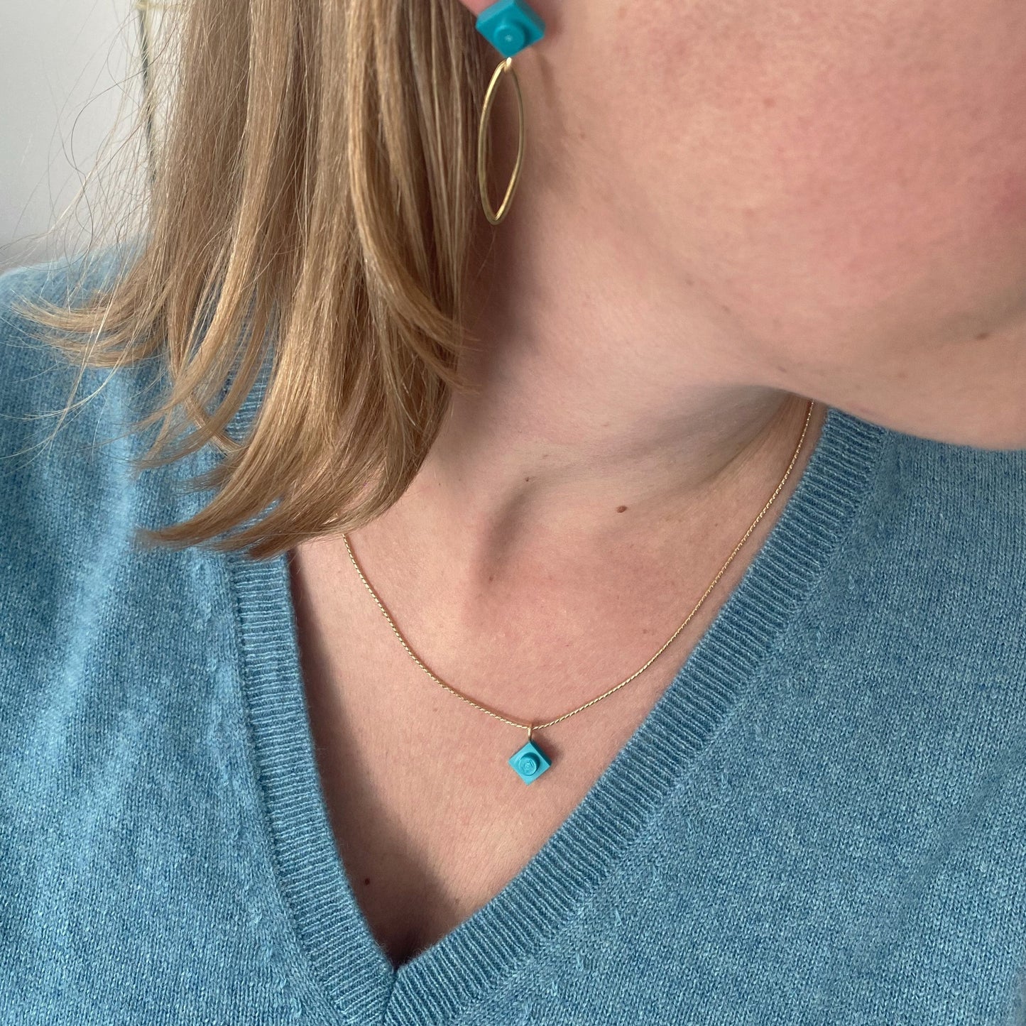 Collier maille serpentine - Les Flâneuses