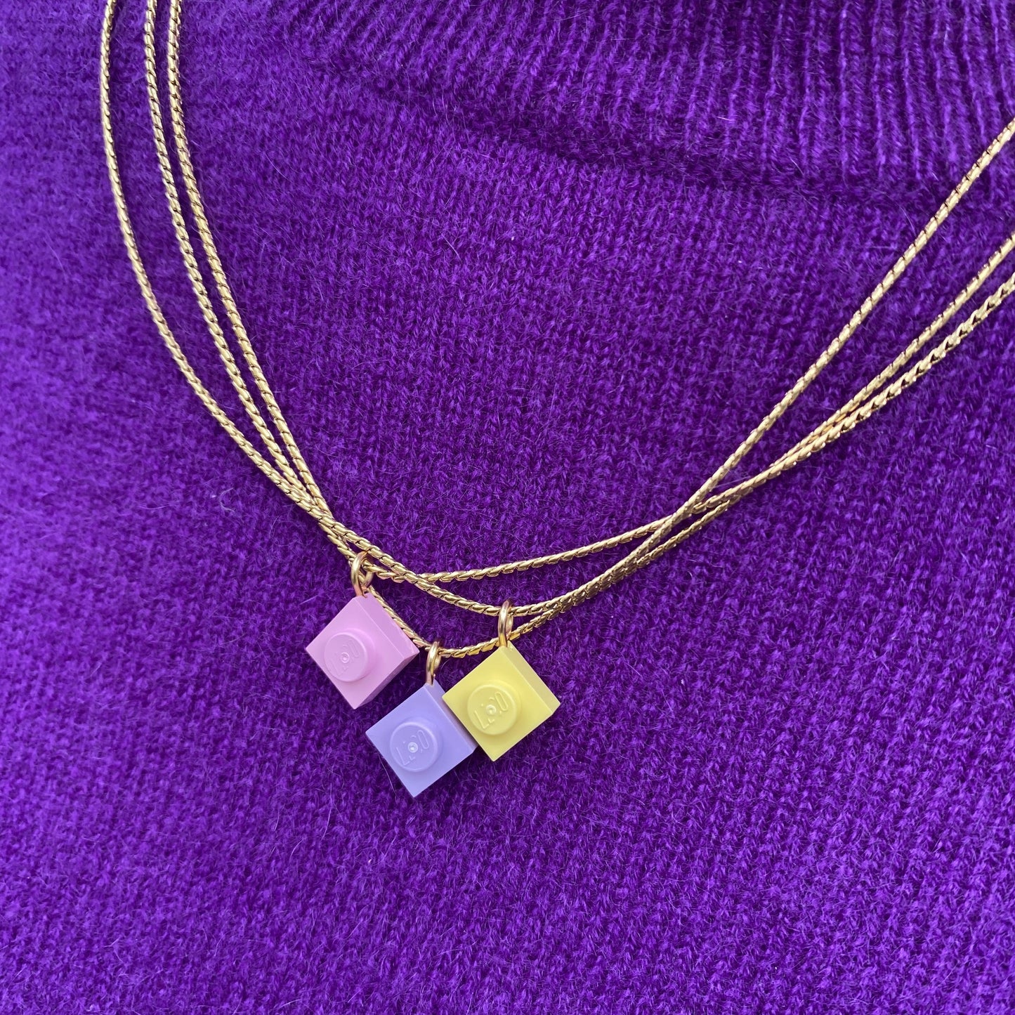 Collier maille serpentine - Les Flâneuses