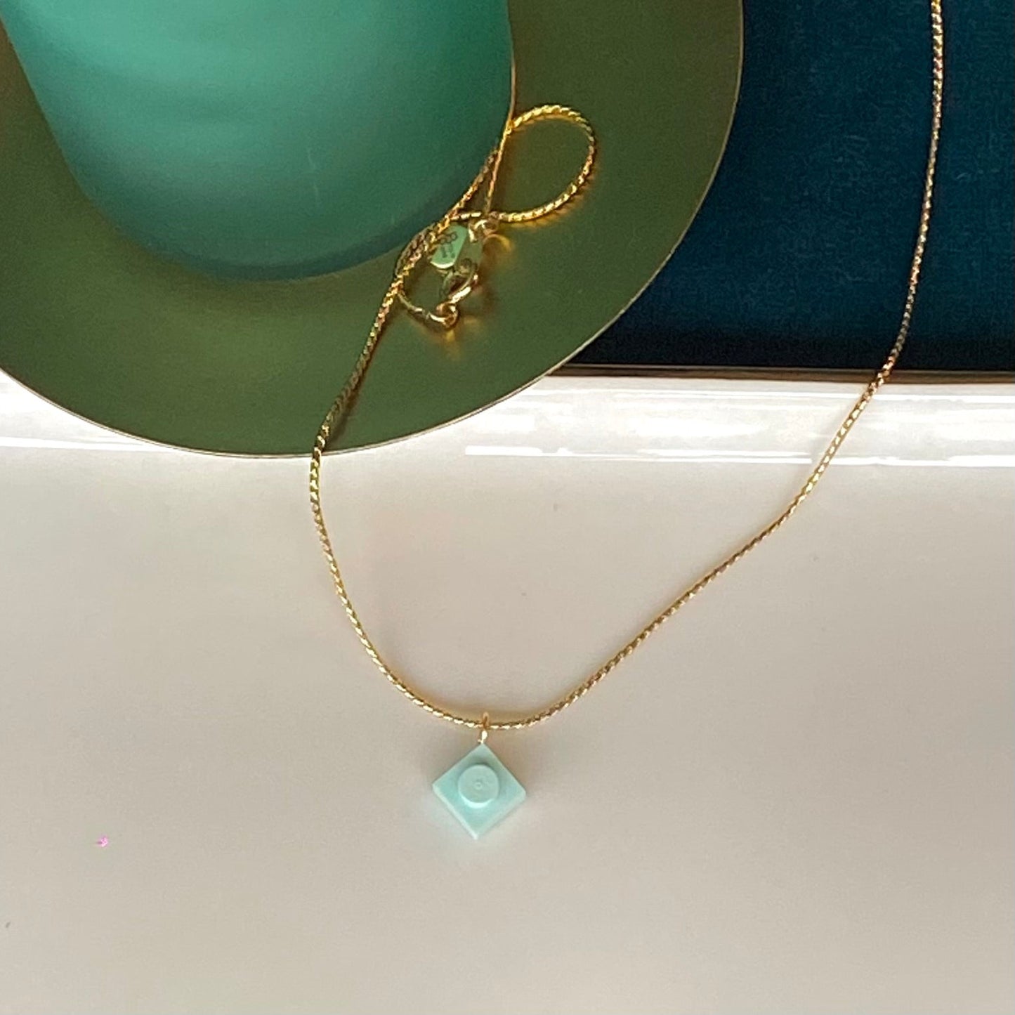 Collier maille serpentine - Les Flâneuses