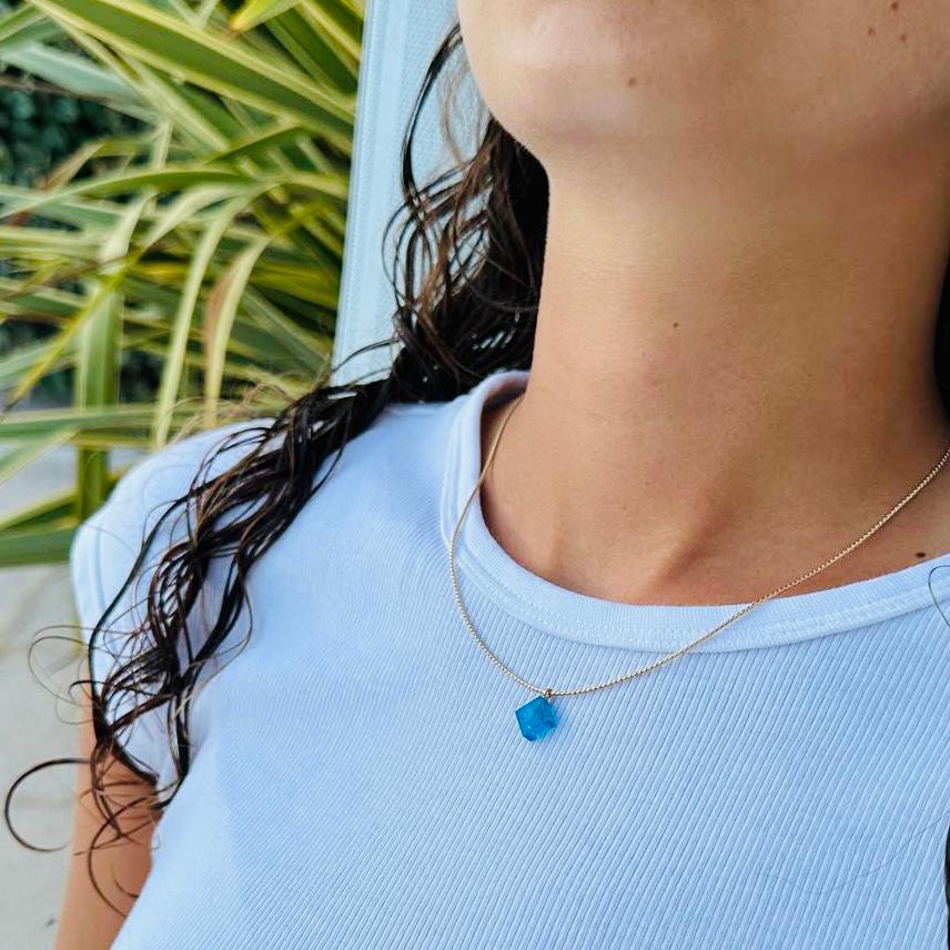 Collier maille serpentine - Les Flâneuses