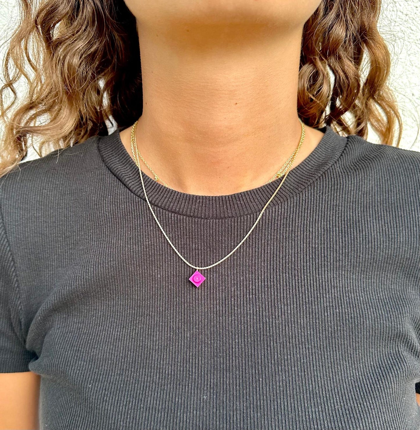 Collier maille serpentine - Les Flâneuses
