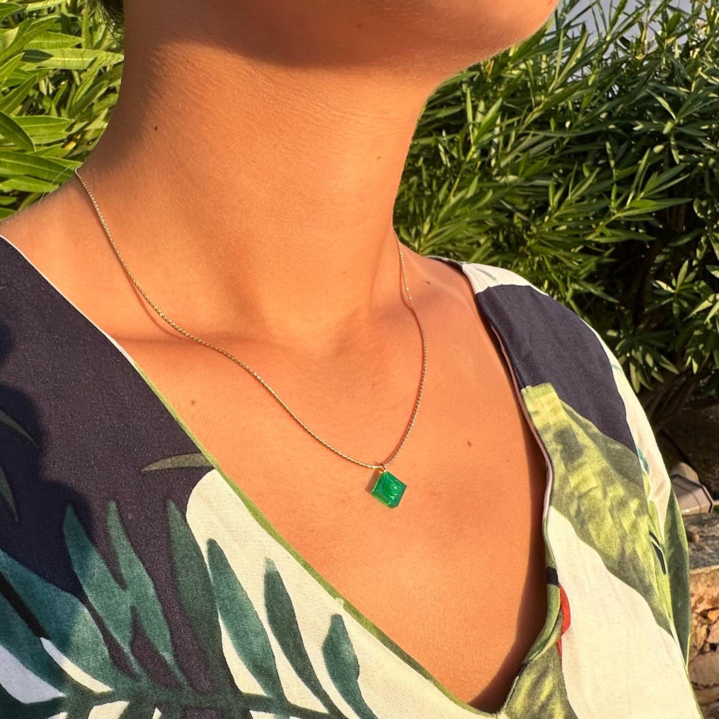 Collier maille serpentine - Les Flâneuses
