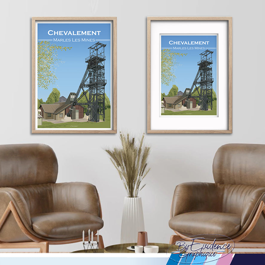Chevalement Marles les Mines
