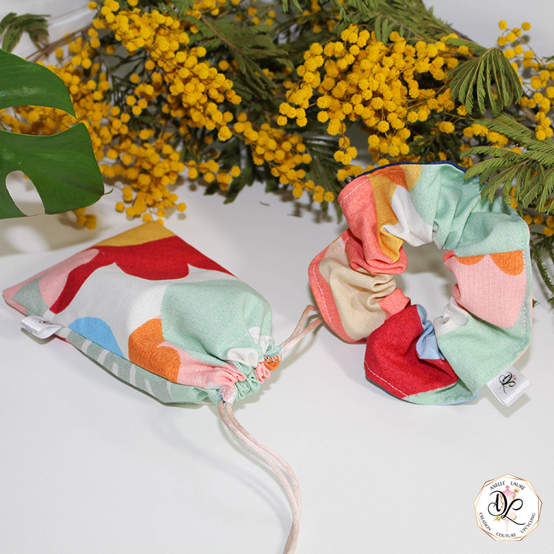Chouchou Scrunchies Pivoine