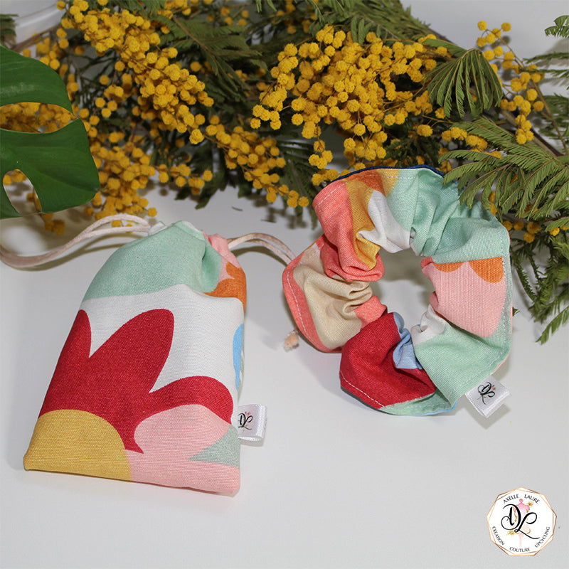Chouchou Scrunchies Pivoine