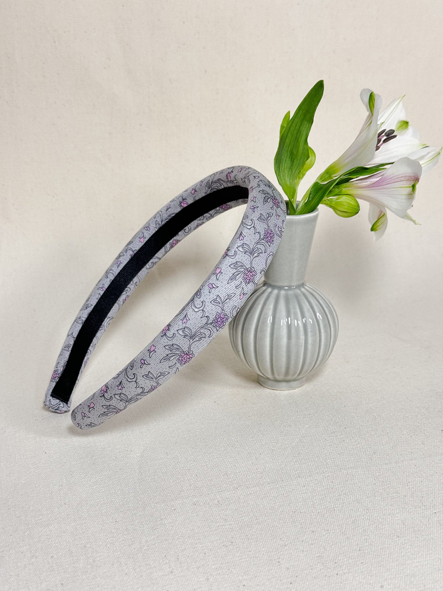 Headband Upcyclé Essentiel 'Brume de fleurs'