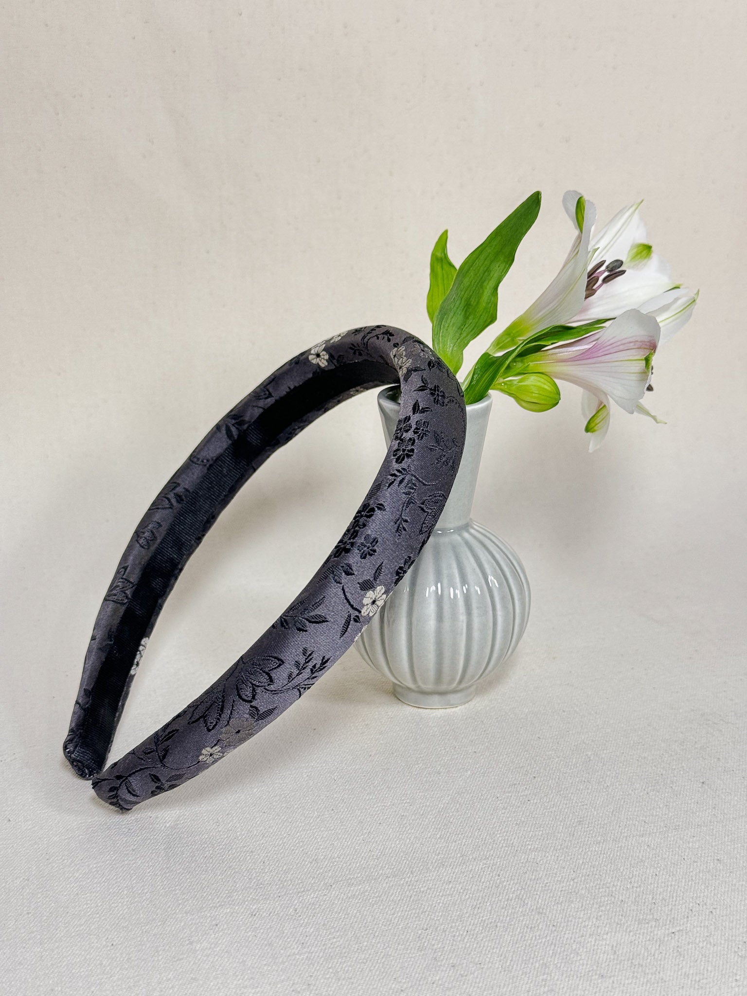 Headband Upcyclé Essentiel 'Vivaces d'ombre'