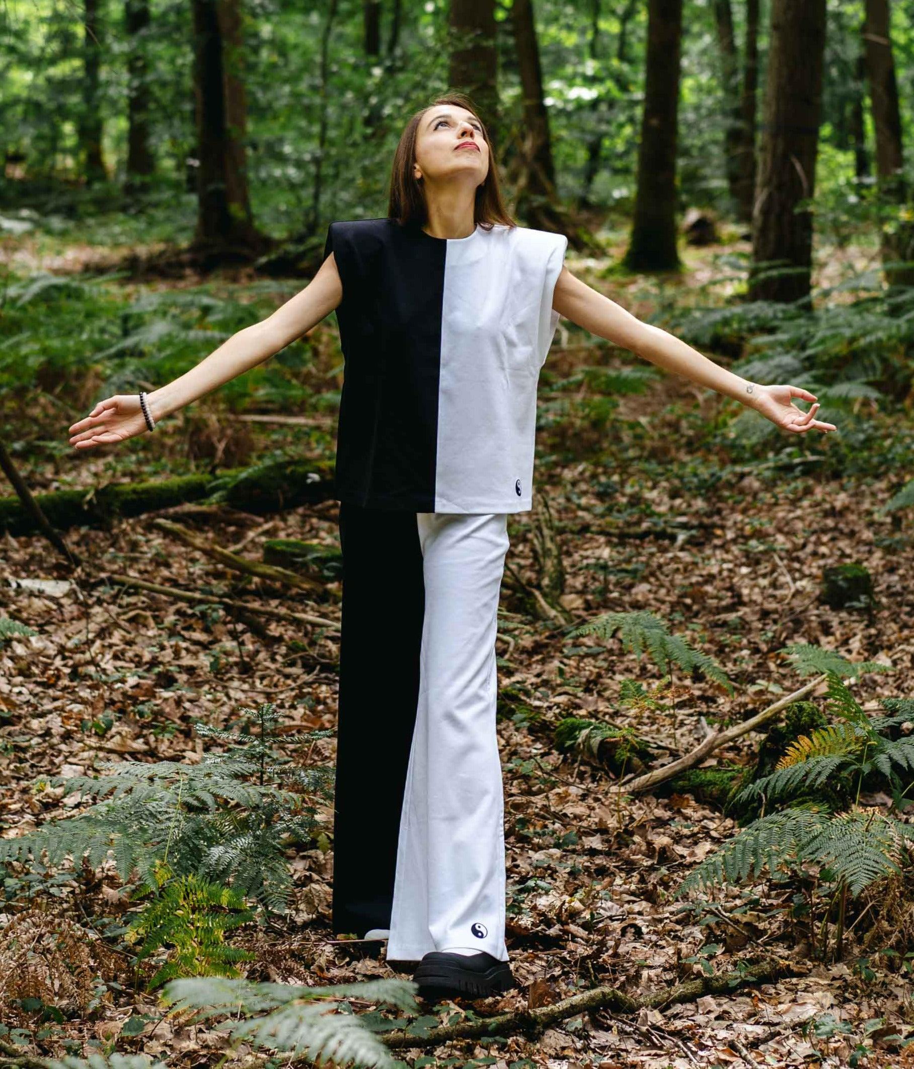 Pantalon Yin & Yang en Coton Bio - Divine Harmonie