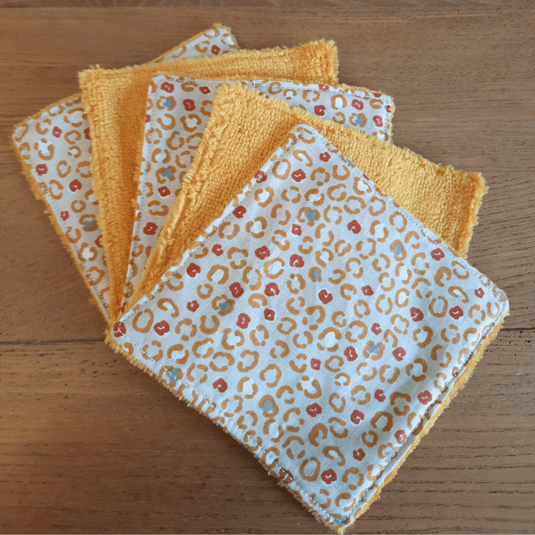Lingettes modèle léopard