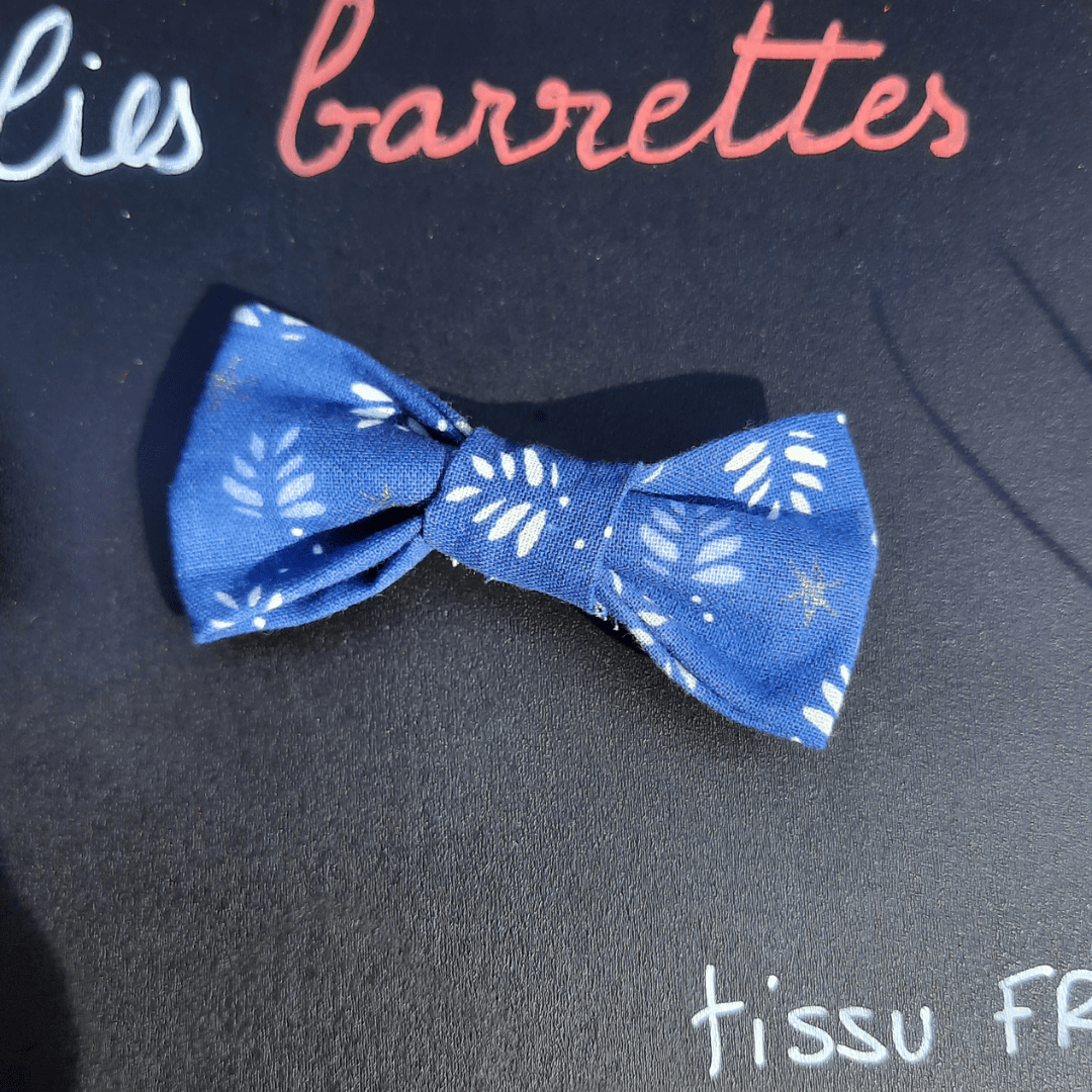 Barrettes cheveux petit noeud
