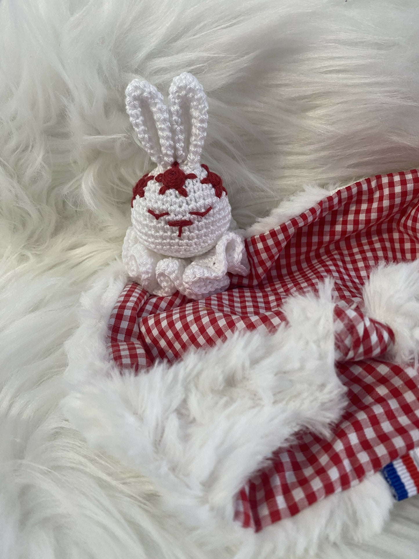LAPIN VICHY ROUGE ET BLANC 1