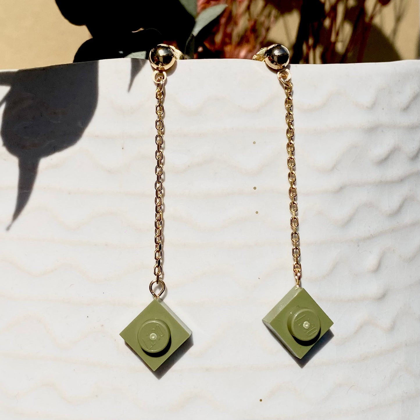 Boucles d'oreilles dorées longues - Les Hypnotiseuses