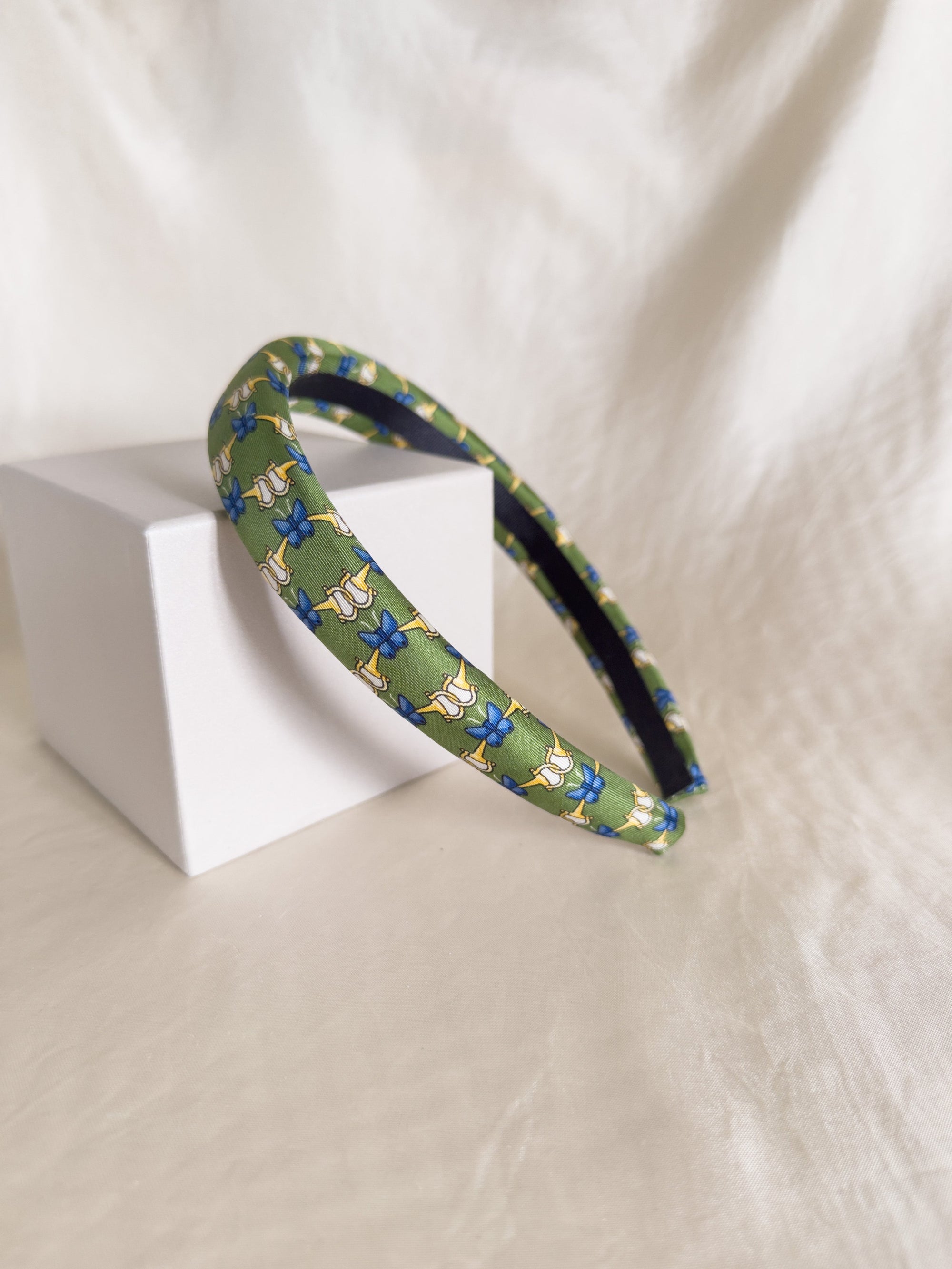Headband Upcyclé Essentiel 'Envolée Papillonnante'